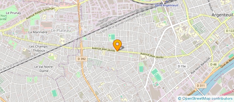 localisation de l'entreprise MONSIEUR ABDERRAOUF SLIMANI  ARGENTEUIL