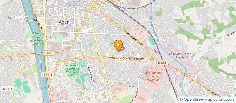 localisation de l'entreprise MONSIEUR ABDERRAOUF SOUSSI  AGEN