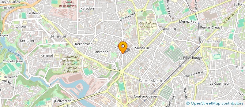 localisation de l'entreprise MONSIEUR ABDERRAOUF ZEDDAM à BREST