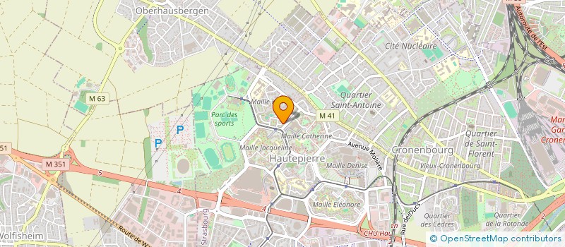 localisation de l'entreprise MONSIEUR ABDERRAOUF ZEKRI à STRASBOURG