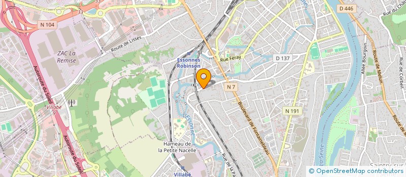 localisation de l'entreprise MONSIEUR ABDERRAOUFF LEHANINEE  CORBEIL-ESSONNES