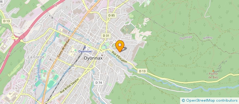 localisation de l'entreprise MONSIEUR ABDERRAZAK ADIB à OYONNAX
