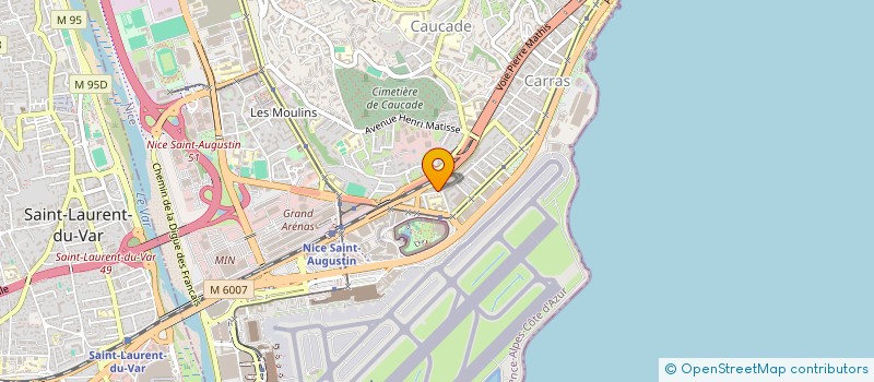 localisation de l'entreprise MONSIEUR ABDERRAZAK ALOUANE à NICE