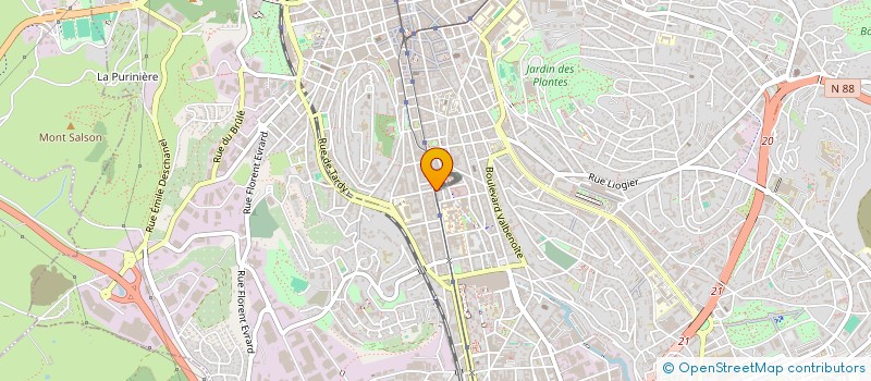 localisation de l'entreprise MONSIEUR ABDERRAZAK AYEB  SAINT-ETIENNE