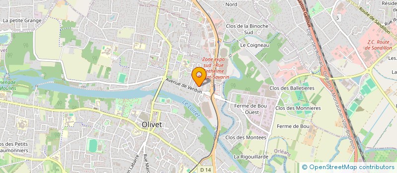 localisation de l'entreprise MONSIEUR ABDERRAZAK BACCARA à OLIVET