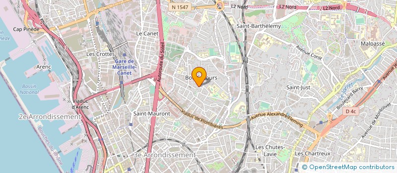 localisation de l'entreprise MONSIEUR ABDERRAZAK BOUHAYOUF à MARSEILLE 14EME