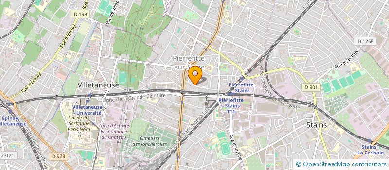 localisation de l'entreprise MONSIEUR ABDERRAZAK BOULARES à PIERREFITTE-SUR-SEINE