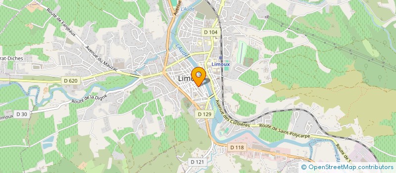 localisation de l'entreprise MONSIEUR ABDERRAZAK BOUTALLAKA à LIMOUX