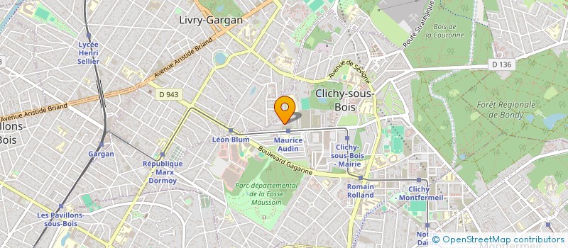 localisation de l'entreprise MONSIEUR ABDERRAZAK CHELQI à CLICHY-SOUS-BOIS