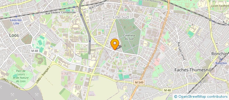 localisation de l'entreprise MONSIEUR ABDERRAZAK DRIOUECH à LILLE