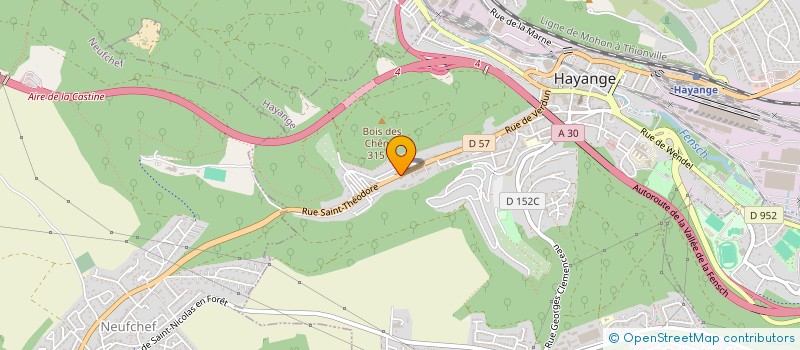 localisation de l'entreprise MONSIEUR ABDERRAZAK EDDARAI  HAGONDANGE