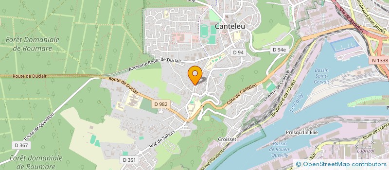 localisation de l'entreprise MONSIEUR ABDERRAZAK EL ALAOUI à CANTELEU