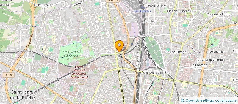 localisation de l'entreprise MONSIEUR ABDERRAZAK EL ASSRAOUI à ORLEANS