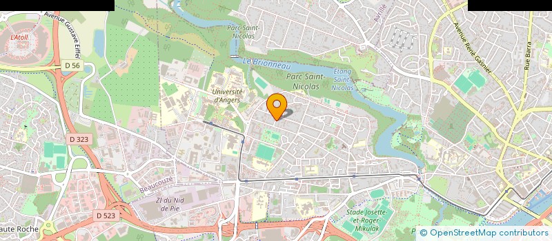 localisation de l'entreprise MONSIEUR ABDERRAZAK EL FHEL  ANGERS