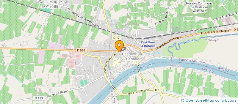 localisation de l'entreprise MONSIEUR ABDERRAZAK EL HAJ EL OMRAOUI  CASTILLON-LA-BATAILLE