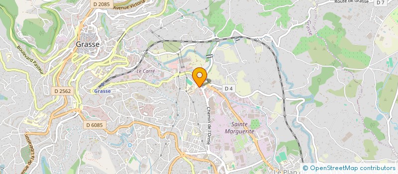 localisation de l'entreprise MONSIEUR ABDERRAZAK EL KHADIR à GRASSE