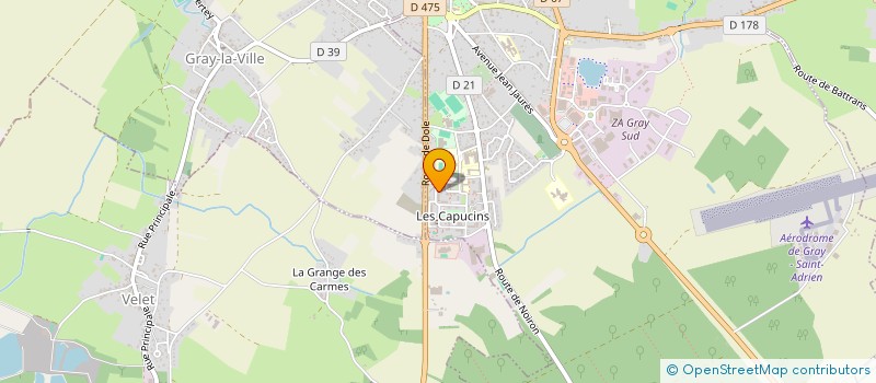 localisation de l'entreprise MONSIEUR ABDERRAZAK EZZHAR à GRAY