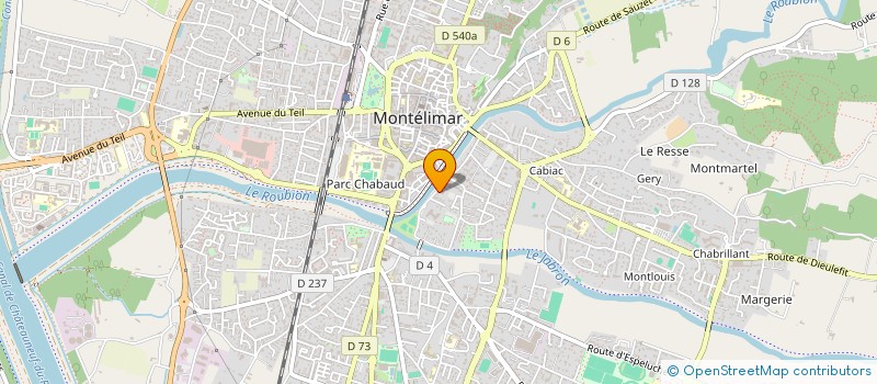 localisation de l'entreprise MONSIEUR ABDERRAZAK GHOUILA  MONTELIMAR