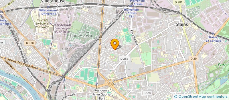 localisation de l'entreprise MONSIEUR ABDERRAZAK HAJAM à PIERREFITTE-SUR-SEINE