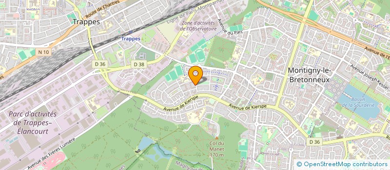 localisation de l'entreprise MONSIEUR ABDERRAZAK KERKENI  MONTIGNY-LE-BRETONNEUX