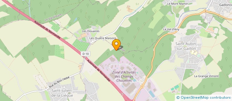 localisation de l'entreprise MONSIEUR ABDERRAZAK KHIARI  LE VAL D'HAZEY