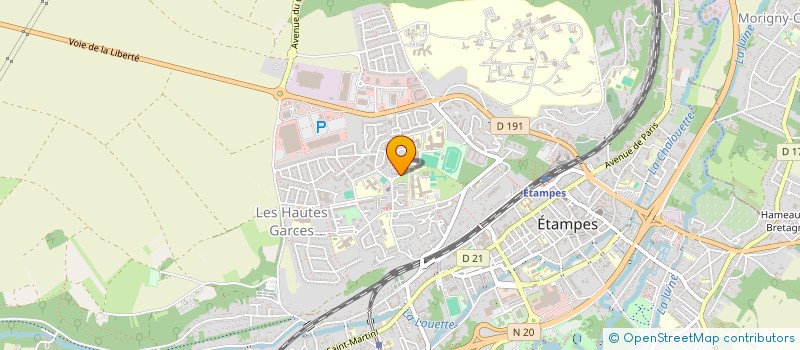 localisation de l'entreprise MONSIEUR ABDERRAZAK KICHOU  ETAMPES