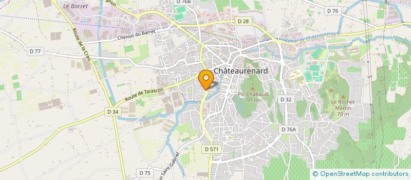 localisation de l'entreprise MONSIEUR ABDERRAZAK LAHLIMI  CHATEAURENARD