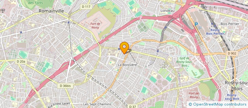 localisation de l'entreprise MONSIEUR ABDERRAZAK MADANI à MONTREUIL