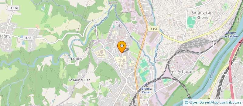 localisation de l'entreprise MONSIEUR ABDERRAZAK MEHAOUAT  GIVORS