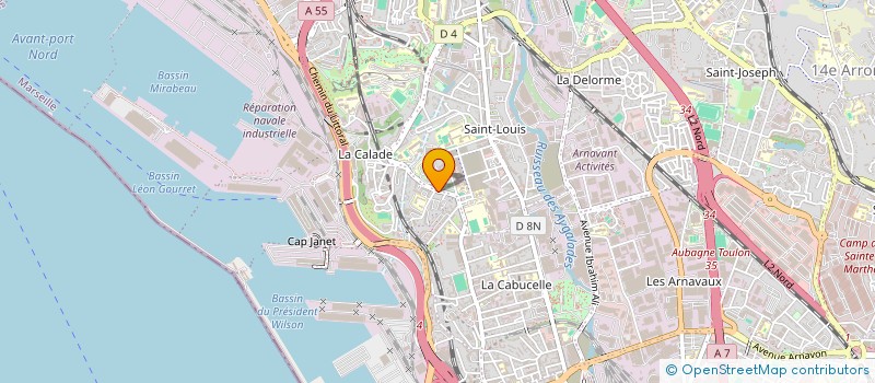 localisation de l'entreprise MONSIEUR ABDERRAZAK MOHAMMEDI à MARSEILLE