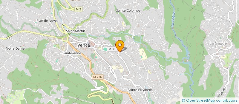 localisation de l'entreprise MONSIEUR ABDERRAZAK MRIBAH  VENCE