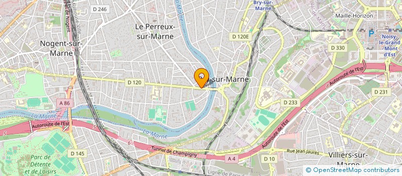 localisation de l'entreprise MONSIEUR ABDERRAZAK OUAGHLANI à LE PERREUX-SUR-MARNE
