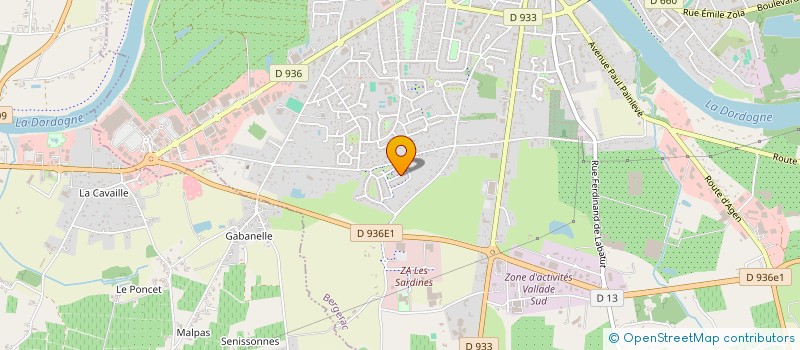 localisation de l'entreprise MONSIEUR ABDERRAZAK RAI à BERGERAC