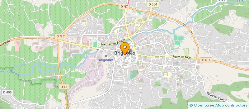 localisation de l'entreprise MONSIEUR ABDERRAZAK RASSAS  BRIGNOLES