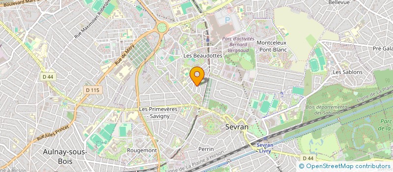 localisation de l'entreprise MONSIEUR ABDERRAZAK YAHIATENE à SEVRAN