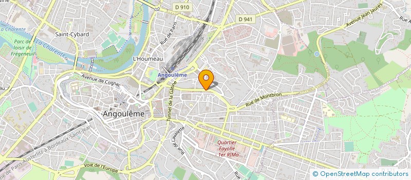 localisation de l'entreprise MONSIEUR ABDERRAZEK BOUCHIBA à ANGOULEME