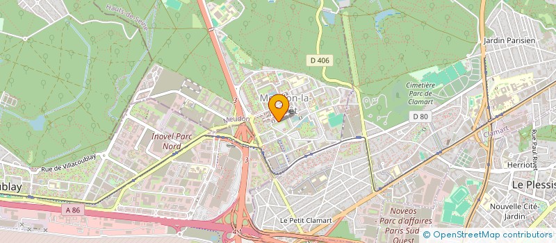 localisation de l'entreprise MONSIEUR ABDERRAZEK HOUYA à MEUDON