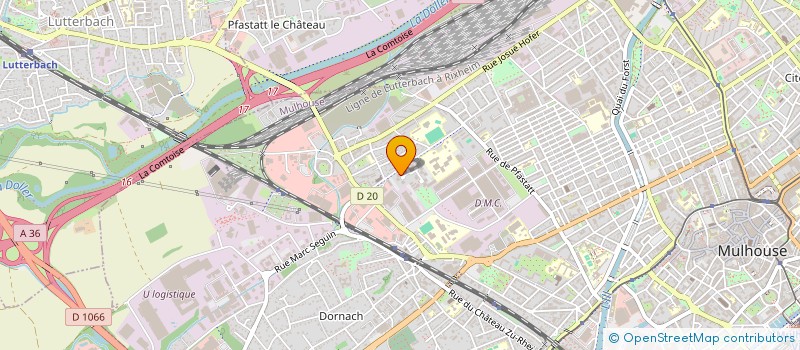 localisation de l'entreprise MONSIEUR ABDERRAZEK IDOUDI  MULHOUSE