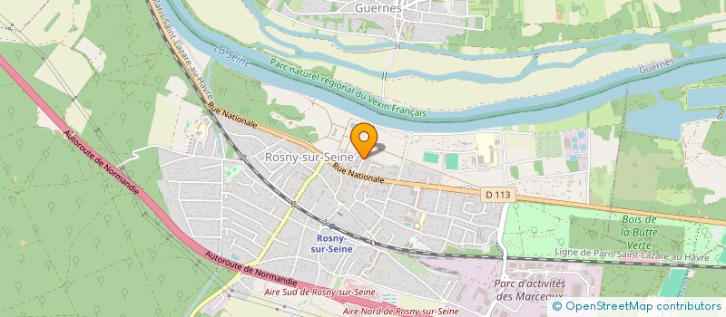 localisation de l'entreprise MONSIEUR ABDERRAZZAK ABED ABBAS  ROSNY-SUR-SEINE