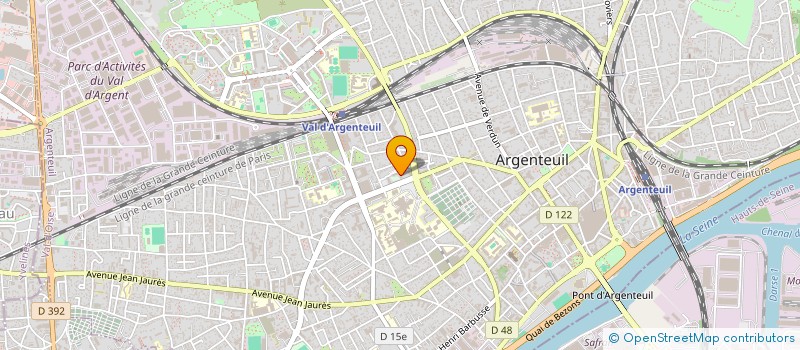 localisation de l'entreprise MONSIEUR ABDERRAZZAK BIYI  ARGENTEUIL