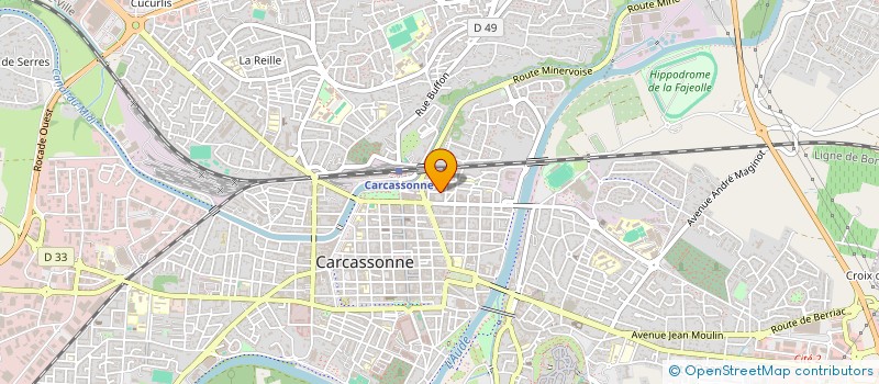 localisation de l'entreprise MONSIEUR ABDERRAZZAK EL MHOUR à CARCASSONNE