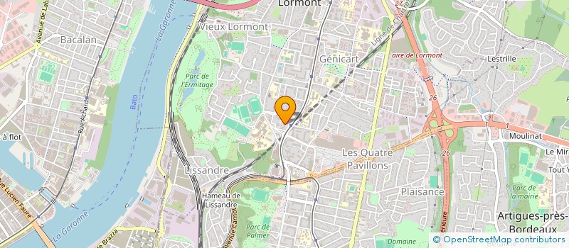 localisation de l'entreprise MONSIEUR ABDERRAZZAK KOTAT  LORMONT