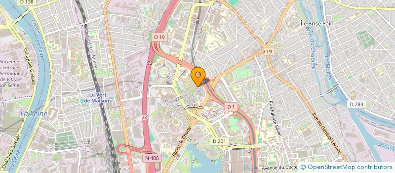 localisation de l'entreprise MONSIEUR ABDERRAZZAK MAMDOUH  CRETEIL