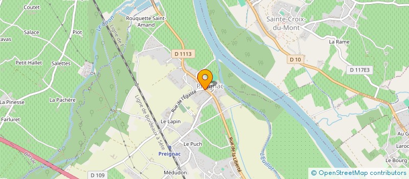 localisation de l'entreprise MONSIEUR ABDERRAZZAK TELIOUINE  PREIGNAC