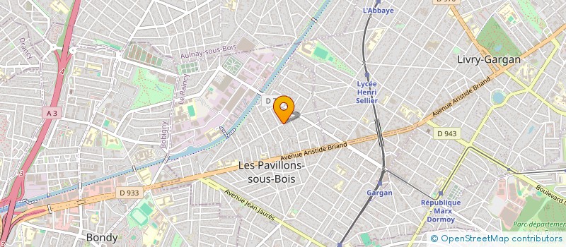 localisation de l'entreprise MONSIEUR ABDERRAZZAQ ROUCHDI  LES PAVILLONS-SOUS-BOIS