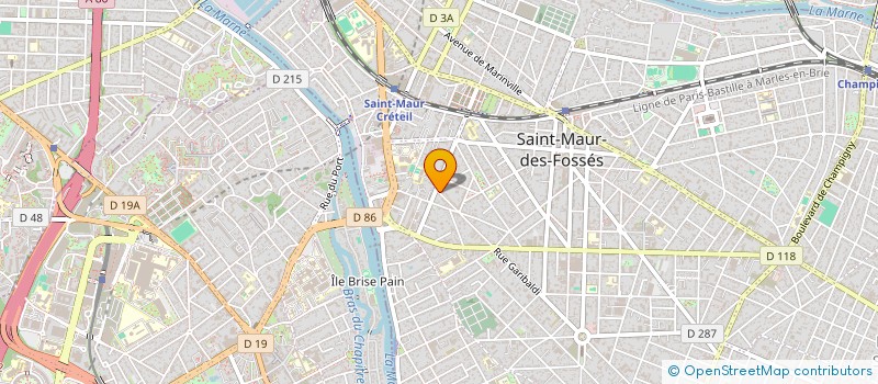 localisation de l'entreprise MONSIEUR ABDERREZAK AHMED  SAINT-MAUR-DES-FOSSES