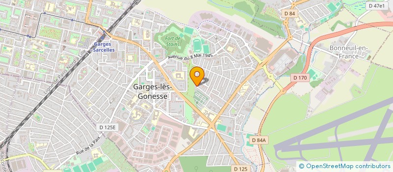 localisation de l'entreprise MONSIEUR ABDERREZAK BENNACER  GARGES-LES-GONESSE