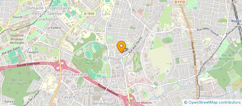 localisation de l'entreprise MONSIEUR ABDERREZAK BLIDI  TALENCE