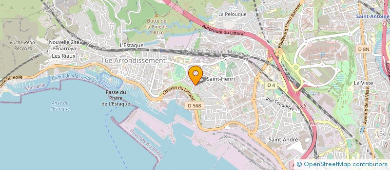 localisation de l'entreprise MONSIEUR ABDERREZAK CHENAOUI  MARSEILLE 16EME