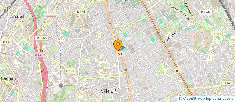 localisation de l'entreprise MONSIEUR ABDERREZAK DJAOUTI  VILLEJUIF